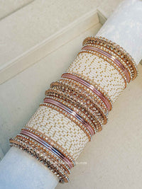 Rose gold Clearance Bangle set
