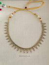Dainty Champagne Crystal Necklace