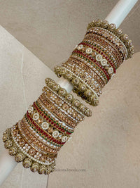 Jodhaa Luxury Bangle stack