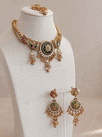 Meera Green Kundan Choker Set