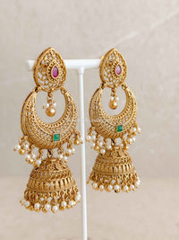 Temple Jhumka Earrings
