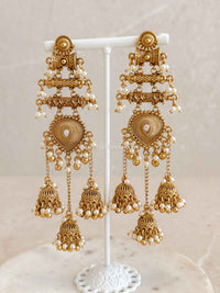 Multi Jhumka Statement Kashmiri Earrings