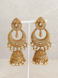 Temple Jhumka Earrings