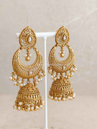 Temple Jhumka Earrings