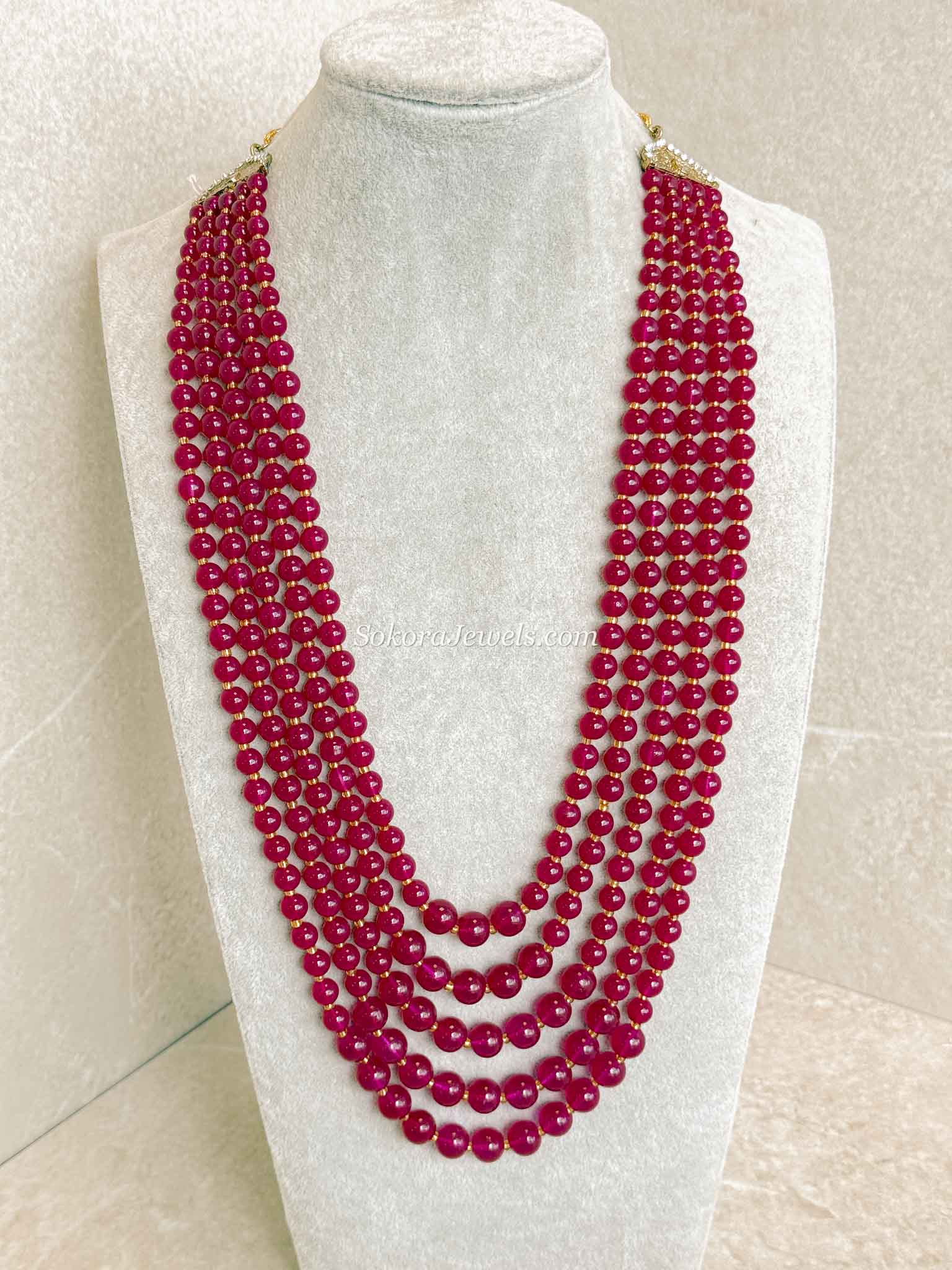 Ruby Mens Mala