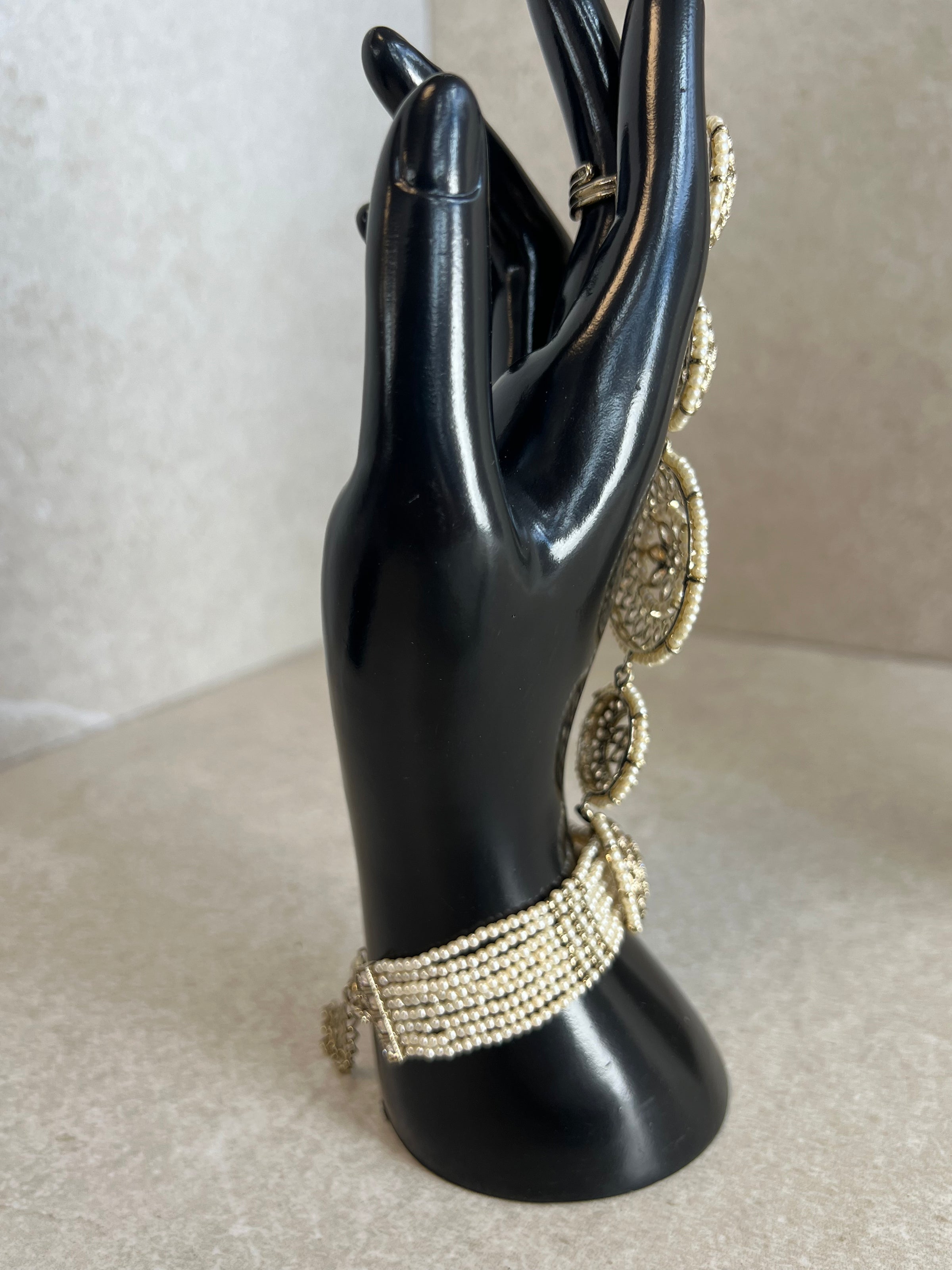 Jodhaa Bridal Hand piece - Champagne