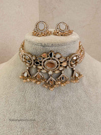 Lishba Mirrored Choker Set