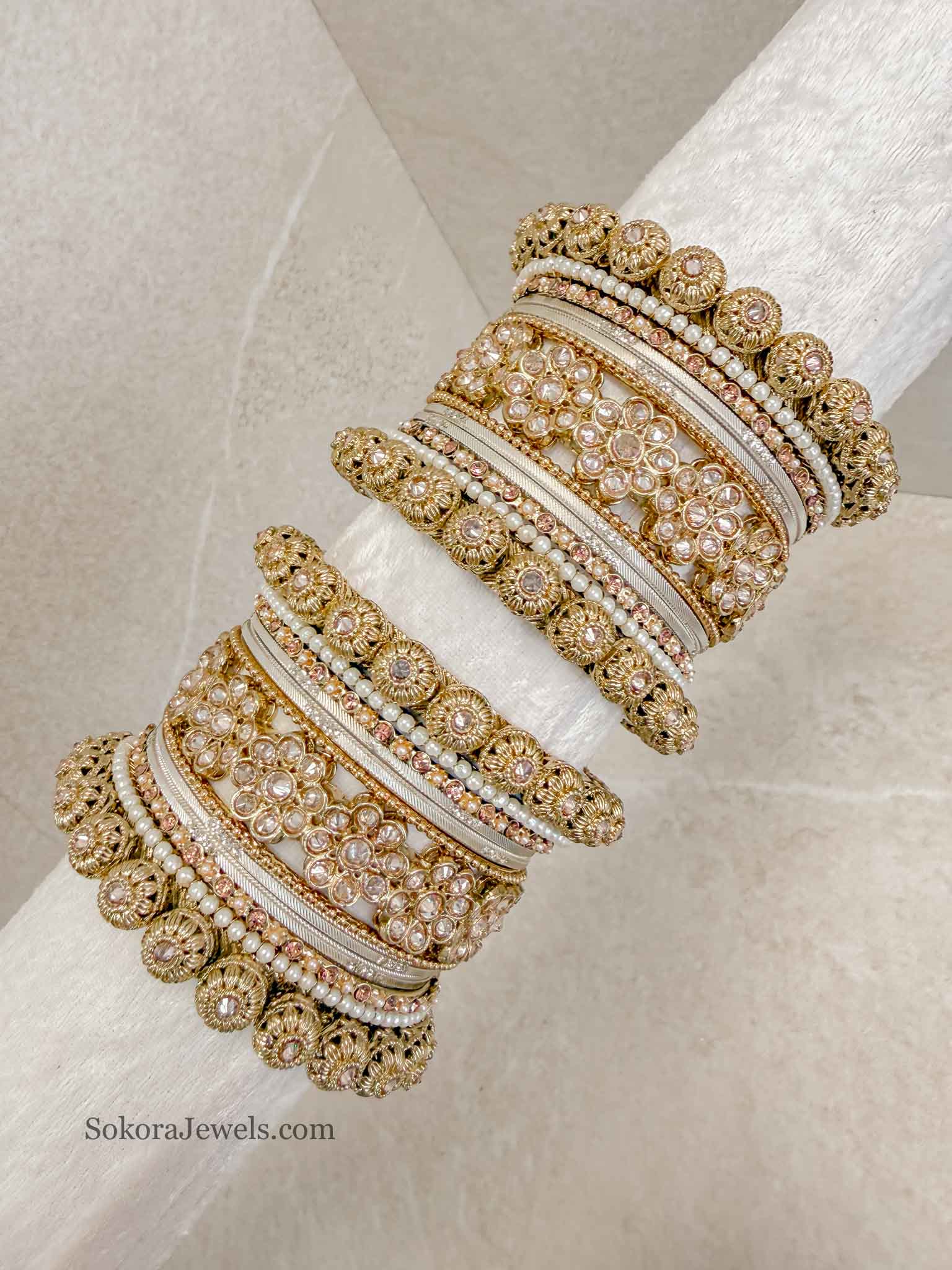 Small Luxury Jodhaa Bangle set