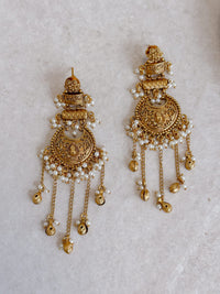 Multi Strand Statement Kashmiri Earrings