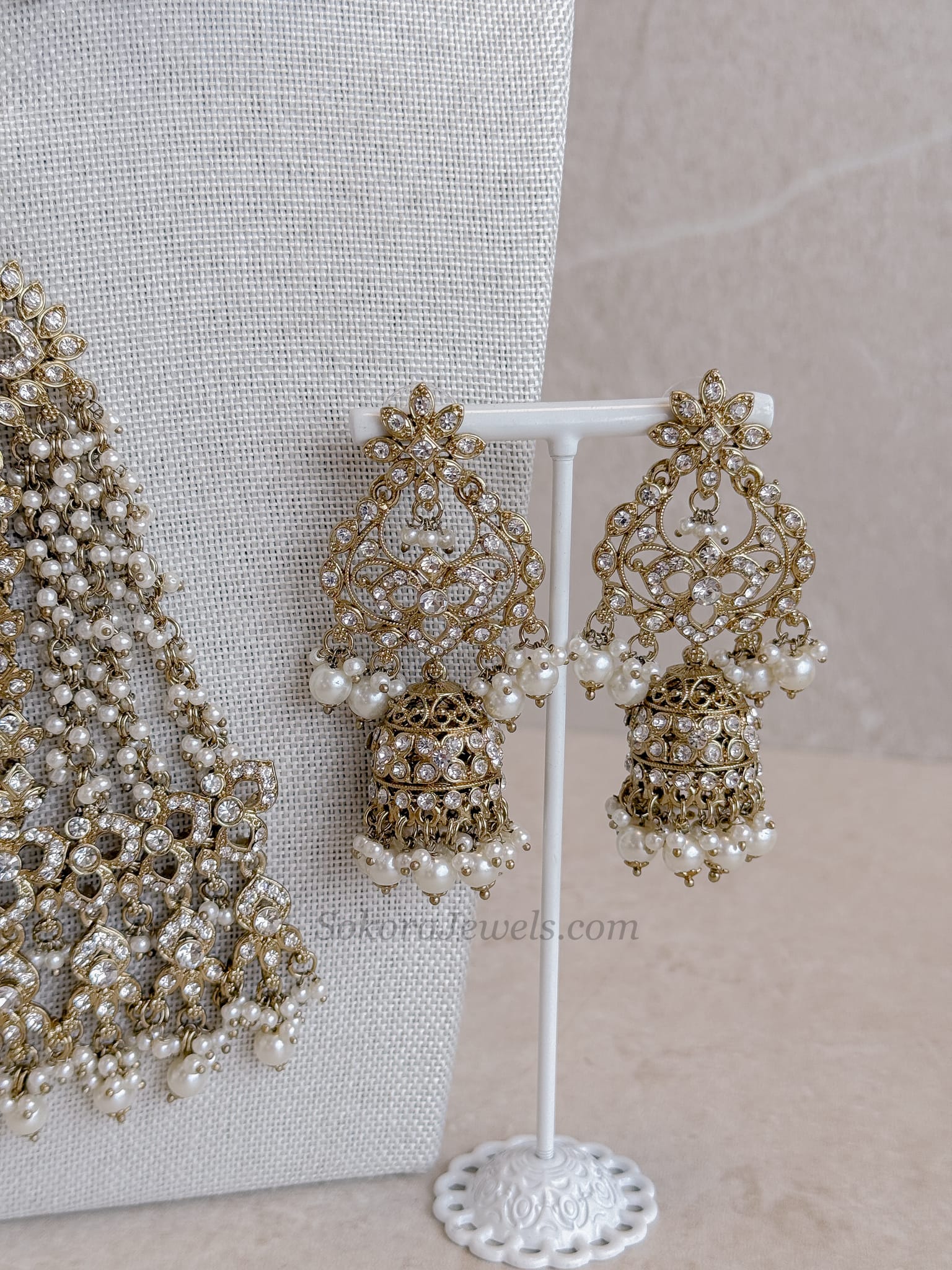 Zeba Bridal Set - Pearl