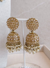 Sumaira Bridal Necklace and Earring Set - Pearl
