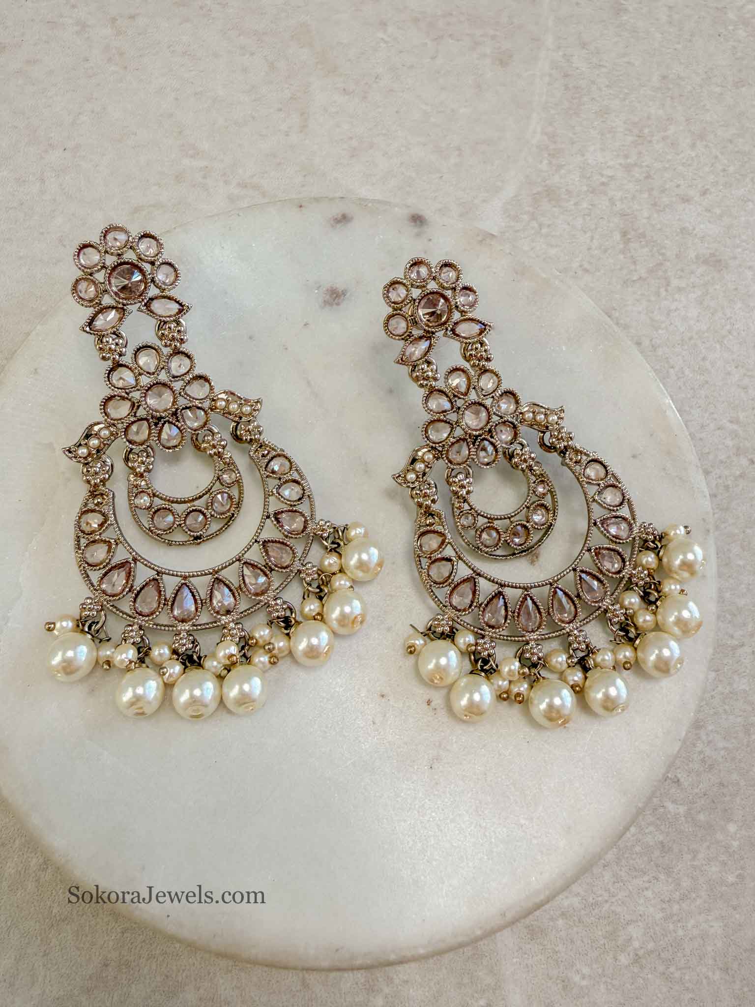 Susumna Golden Drop Earrings