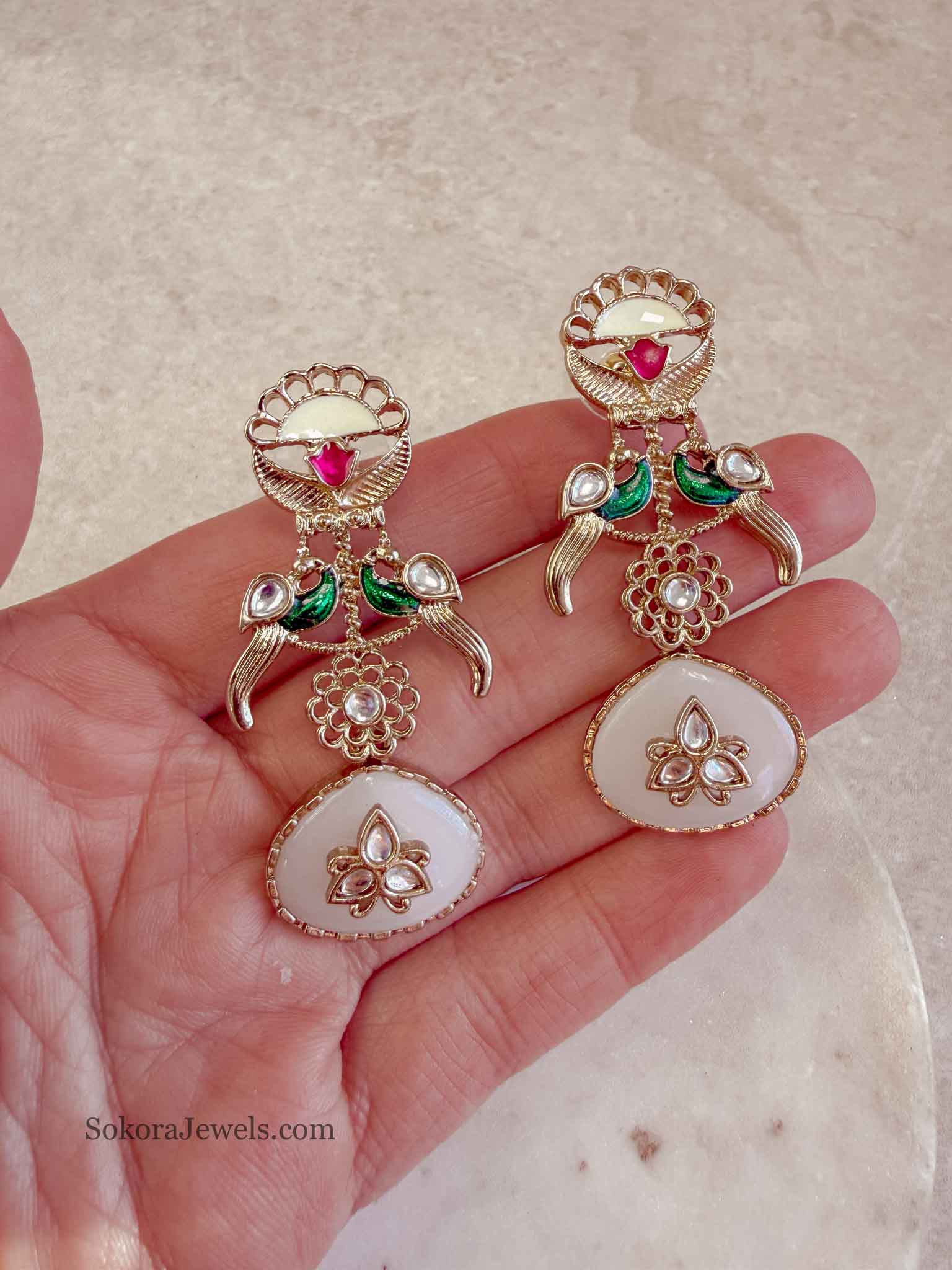 Bird Motif Earrings