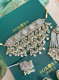 Noor Mahal Pearl Bridal Choker Set