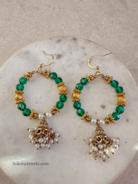 Teal Green Hoops