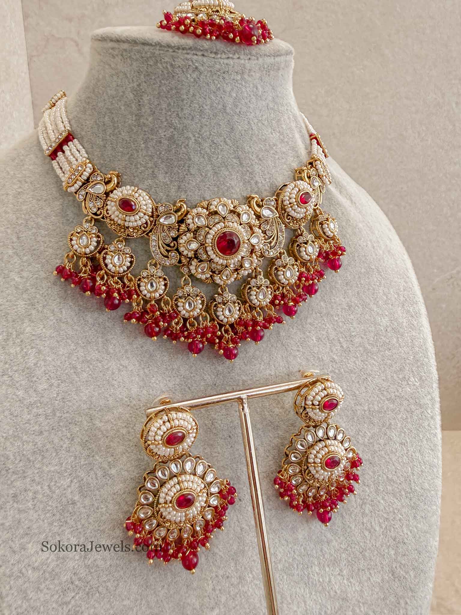Narinder Faux Kundan Choker Sets