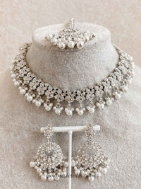 Rezwana Silver Necklace sets