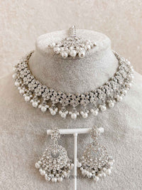 Rezwana Silver Necklace sets