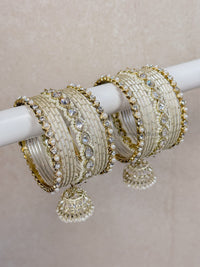 Small Cream Bangles Set
