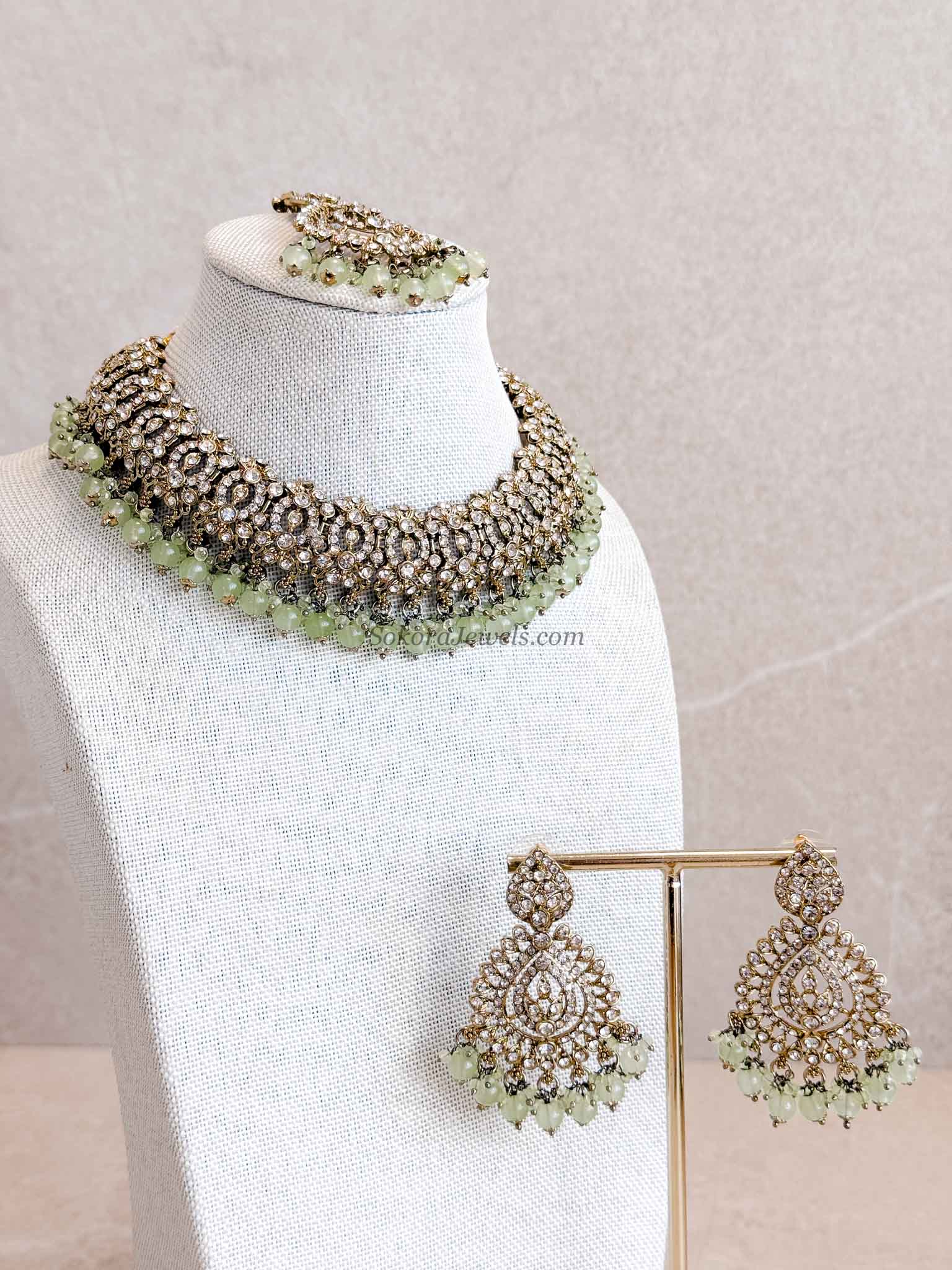 Casey Antique Gold Necklace sets
