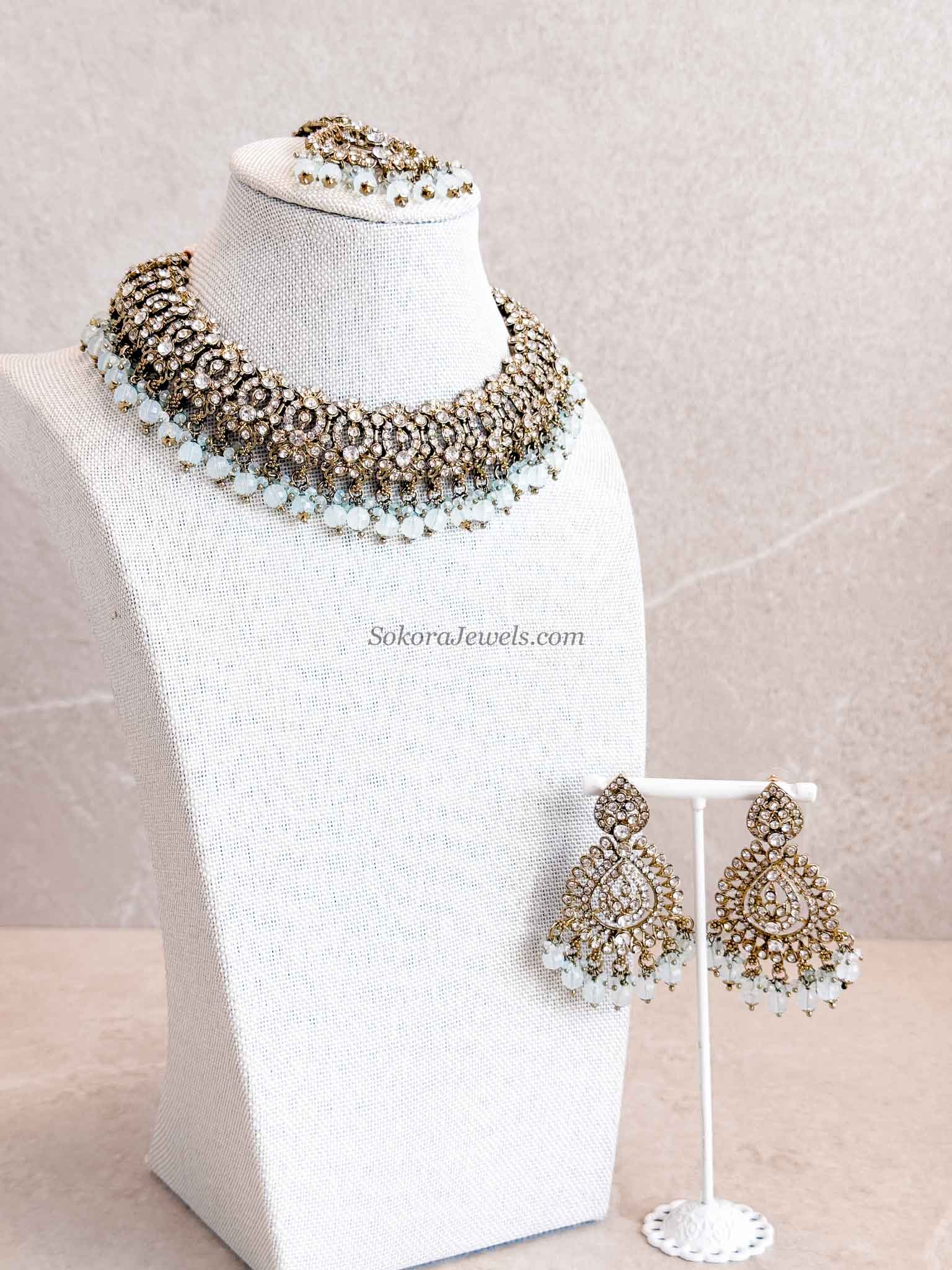 Casey Antique Gold Necklace sets