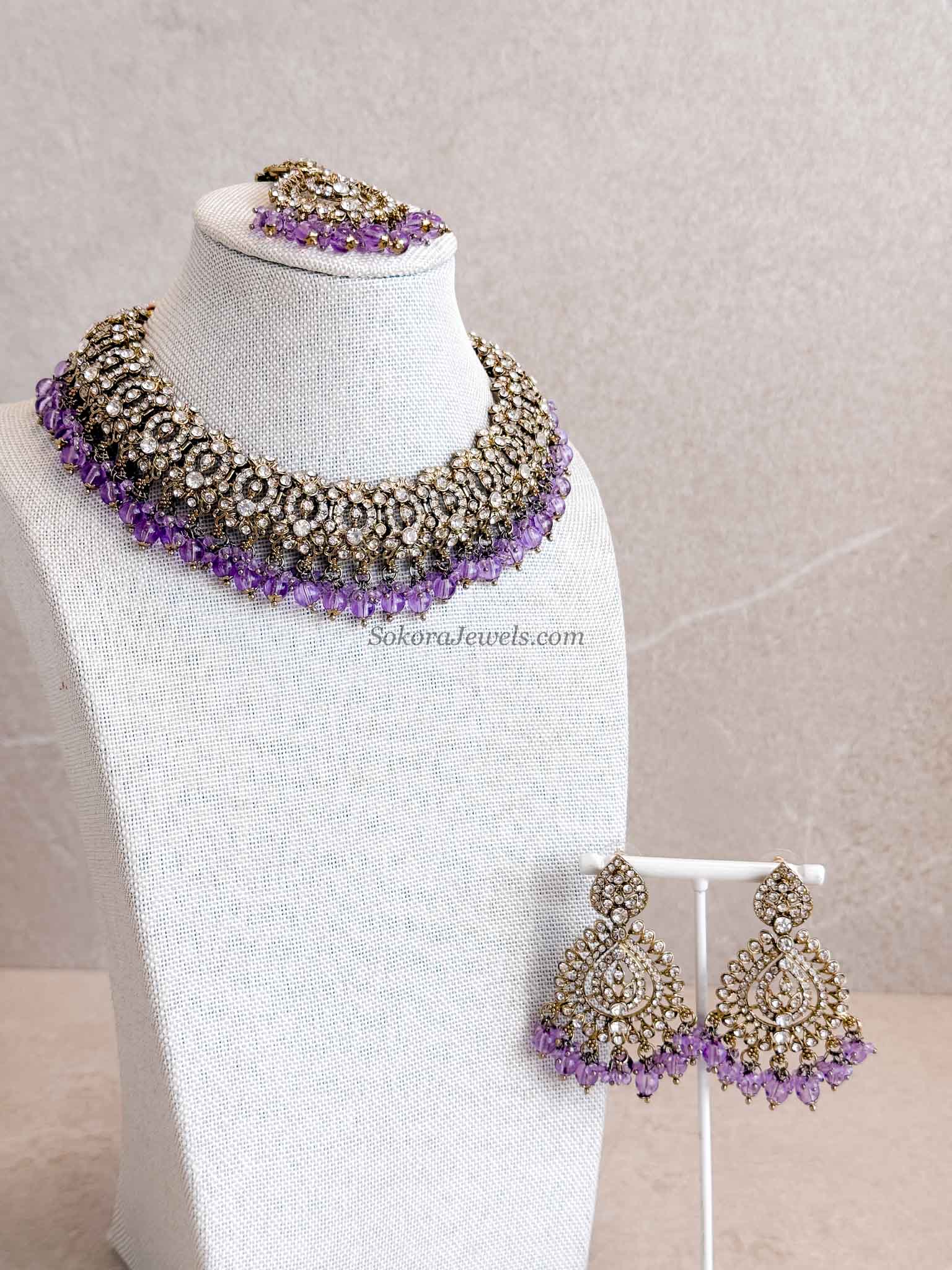 Casey Antique Gold Necklace sets