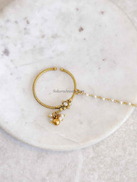 Medium Bridal Nath with Kundan Detail