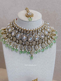 Shania Bridal Choker set - Mint
