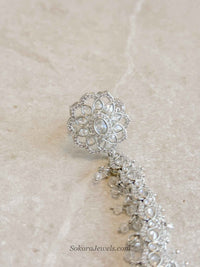 Millie Silver Diamante Hand Harness