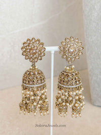 Tasselled Jhumka Charm Earrings