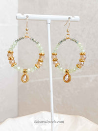 Small Mint Hoops