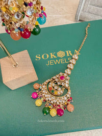 Jhumka & Tikka set - MultiColour