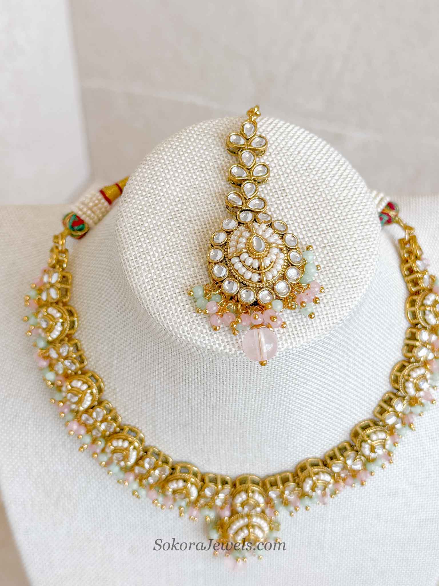 Pastel & Faux Kundan Set