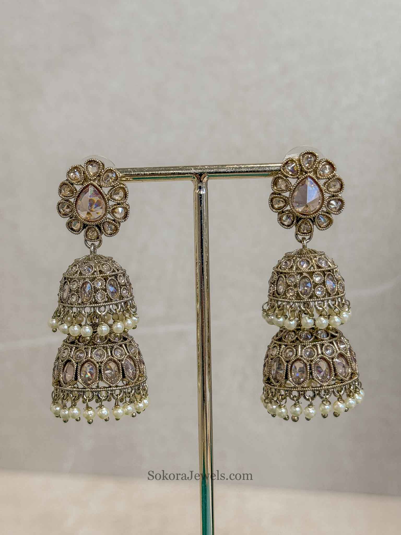 Sabina Earrings - Champagne