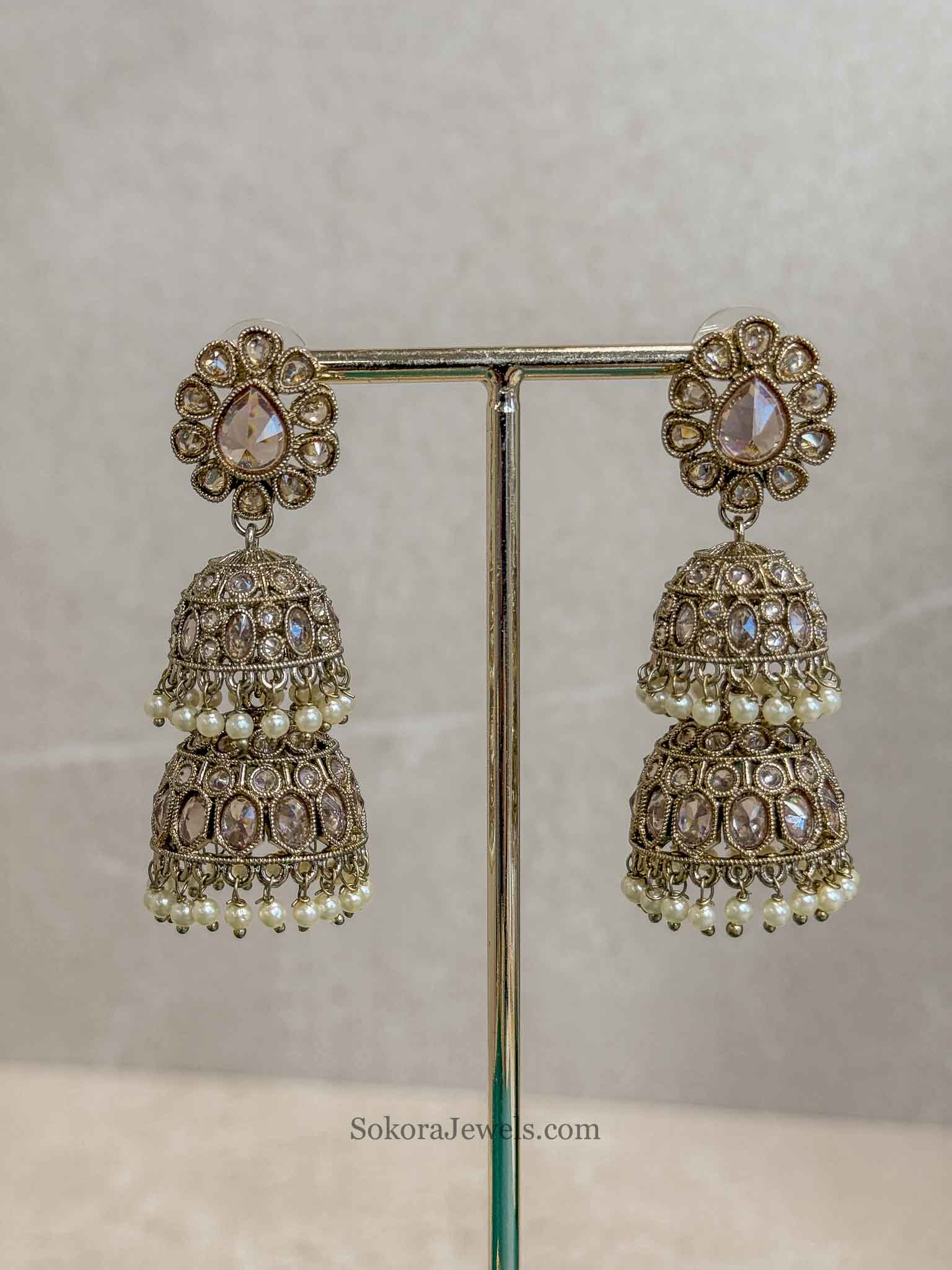 Sabina Earrings - Champagne