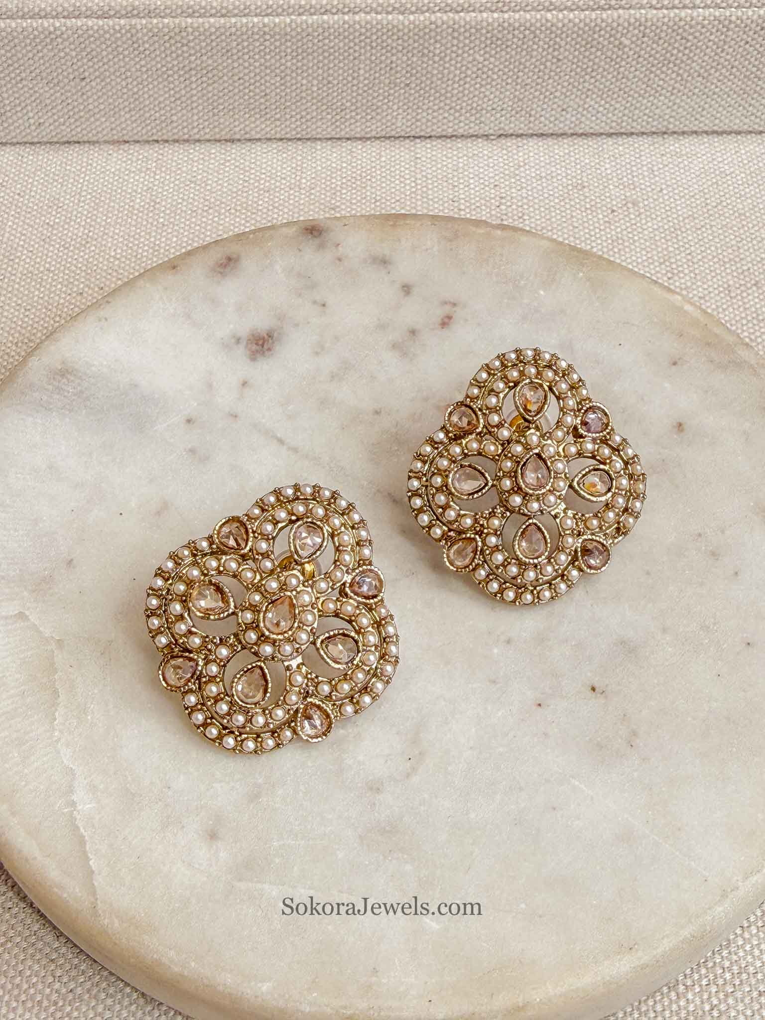 Champagne Crystal Tops