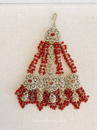 Asha Red Jhumar