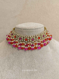 Pink & Orange Choker