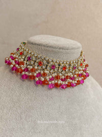 Pink & Orange Choker