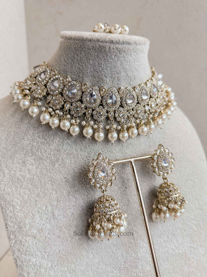 Swarna Necklace Set - 2 Colours