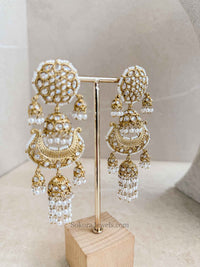 Tasselled Dangling Jhumka Earrings