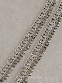 Pair of Silver Ghungroo Anklets – Bridal Payal