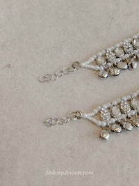 Pair of Silver Ghungroo Anklets – Bridal Payal