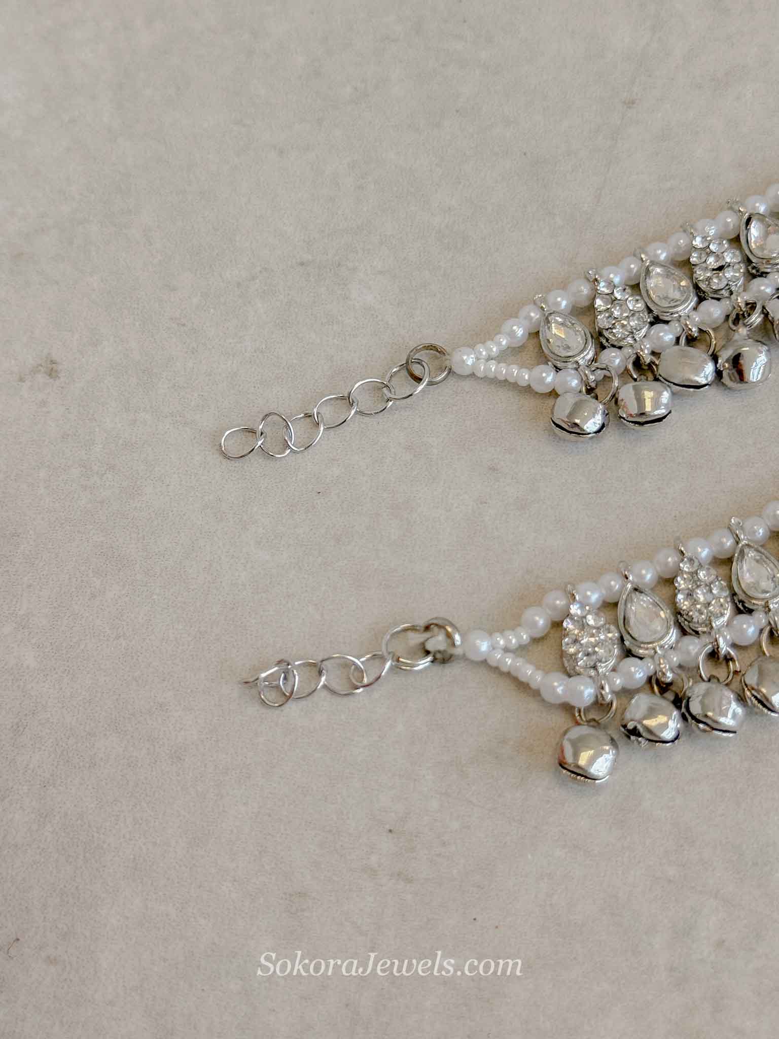Pair of Silver Ghungroo Anklets – Bridal Payal