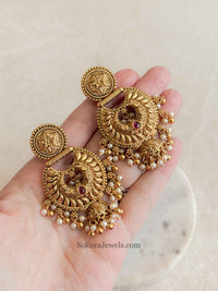 Temple Jhumka Earrings