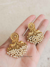 Pearl Peacock Earrings