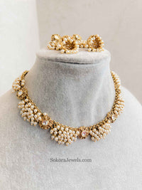Small Scalloped Kundan set