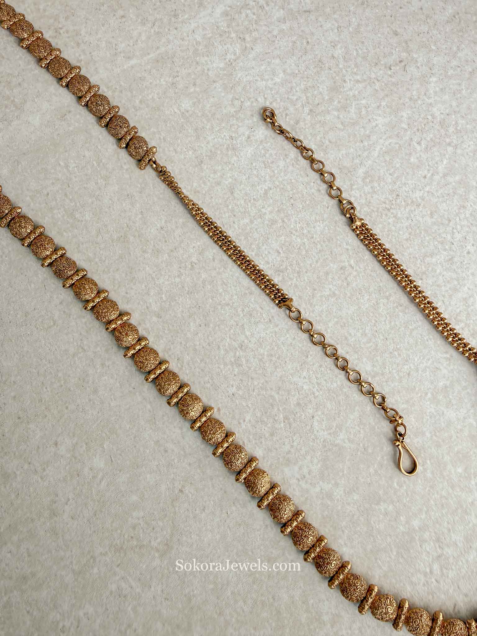 Gold Filigree Coin Waist chain