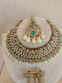 Lucie Bridal Double Necklace Set - 4 Colours