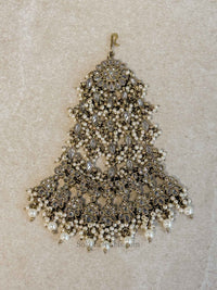 Golden Crystal Jhumar